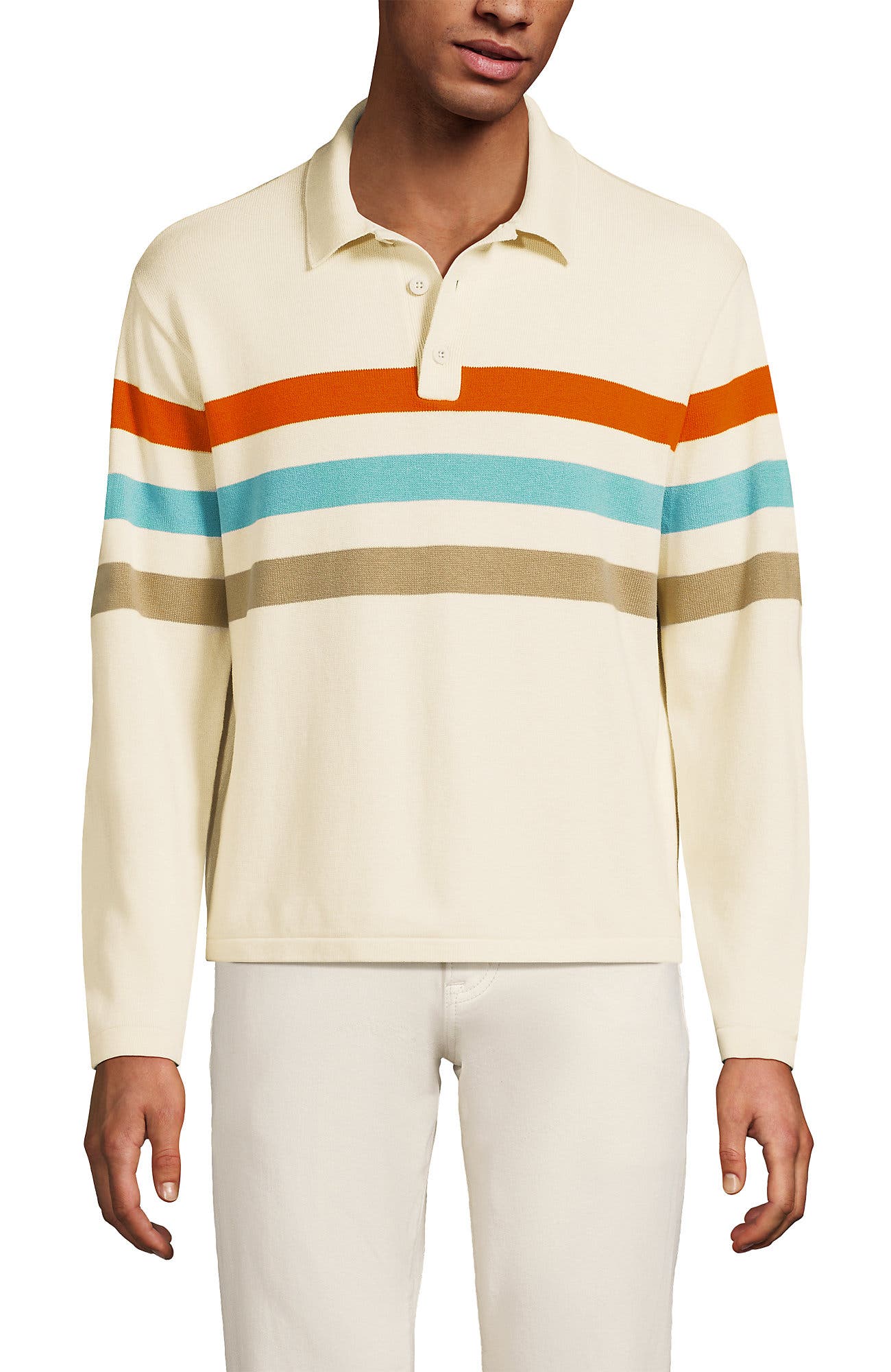 Ivory Latte Multi Stripe