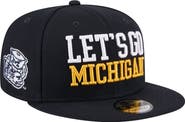 New Era Men's New Era Navy Michigan Wolverines Go Team 9FIFTY Snapback Hat