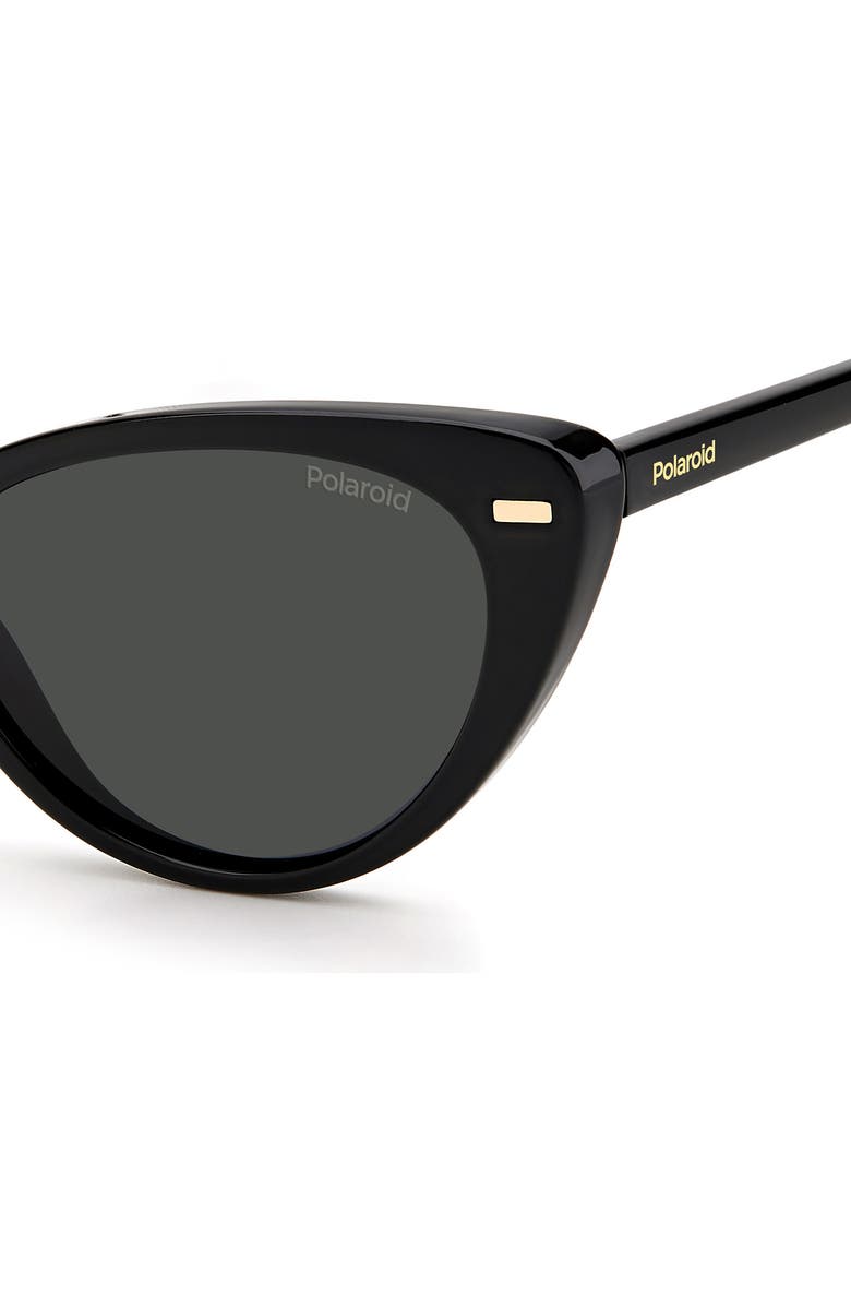 Polaroid 52mm Polarized Cat Eye Sunglasses, Alternate, color, 