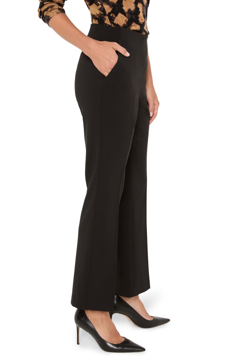 Plaza Pull-On Bootcut Pants, Alternate, color, BLACK ONYX