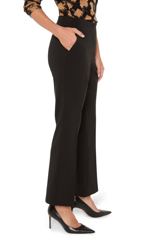 Nic + Zoe Nic+zoe Plaza Pull-on Bootcut Pants In Black