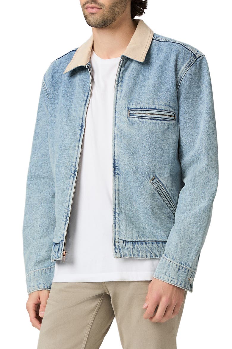 Laughlin Denim Zip-Up Jacket, Alternate, color, MOBY