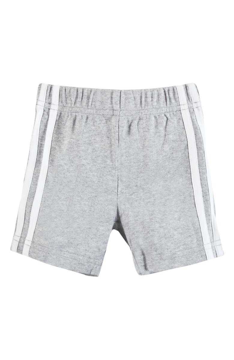 Hudson Baby Boys' 4-Piece Everyday Shorts Collection, Alternate, color, Burgundy Navy