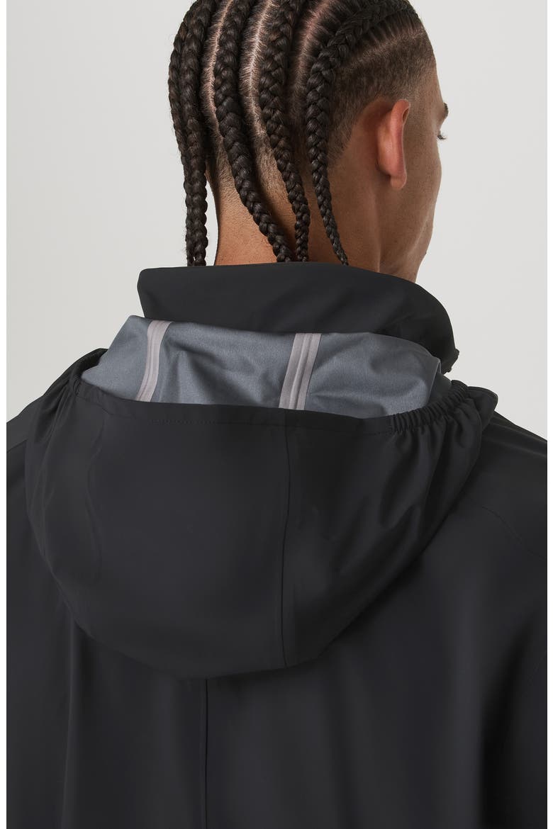 Stormbreak Waterproof Rain Jacket, Alternate, color, BLACK