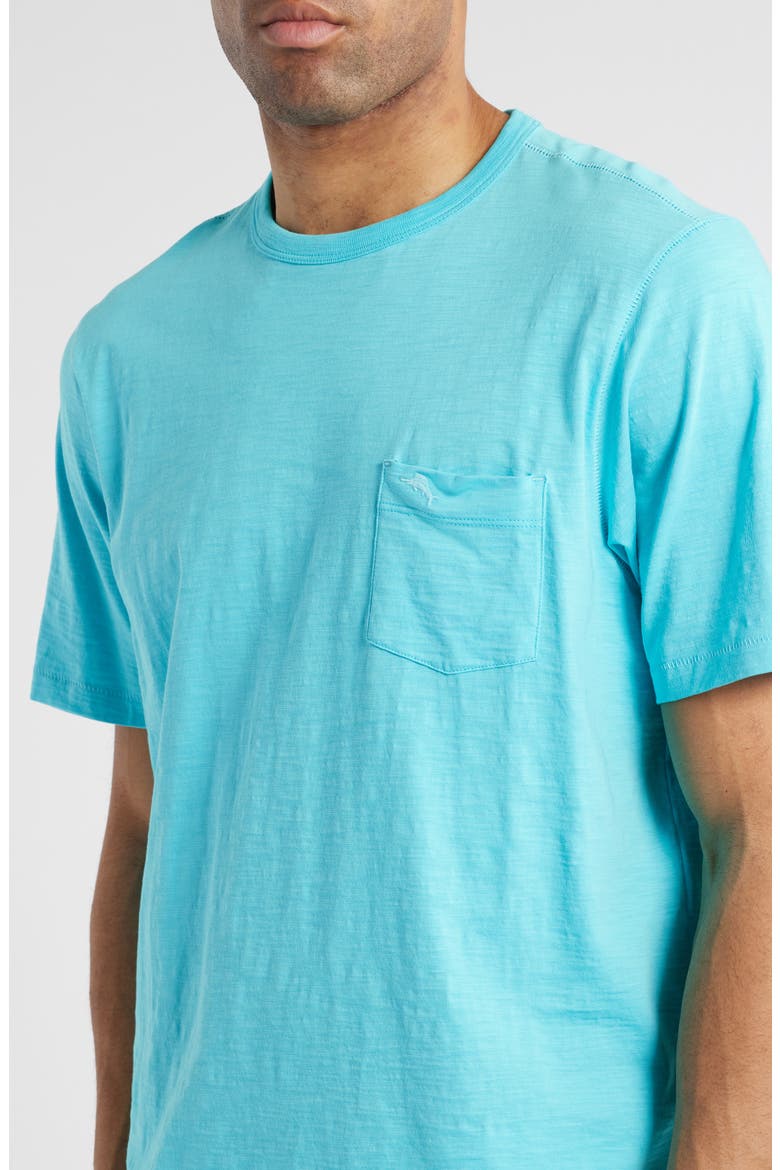 Bali Beach Crewneck T-Shirt, Alternate, color, BLUE CURACAO