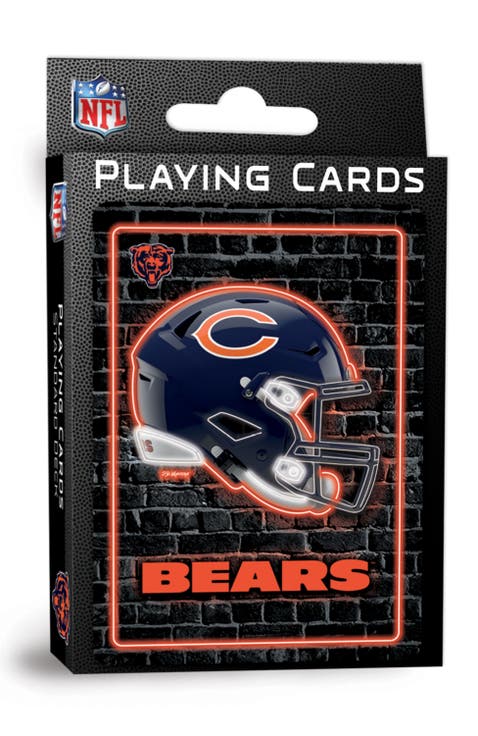 Chicago Bears Neon Playing Cards