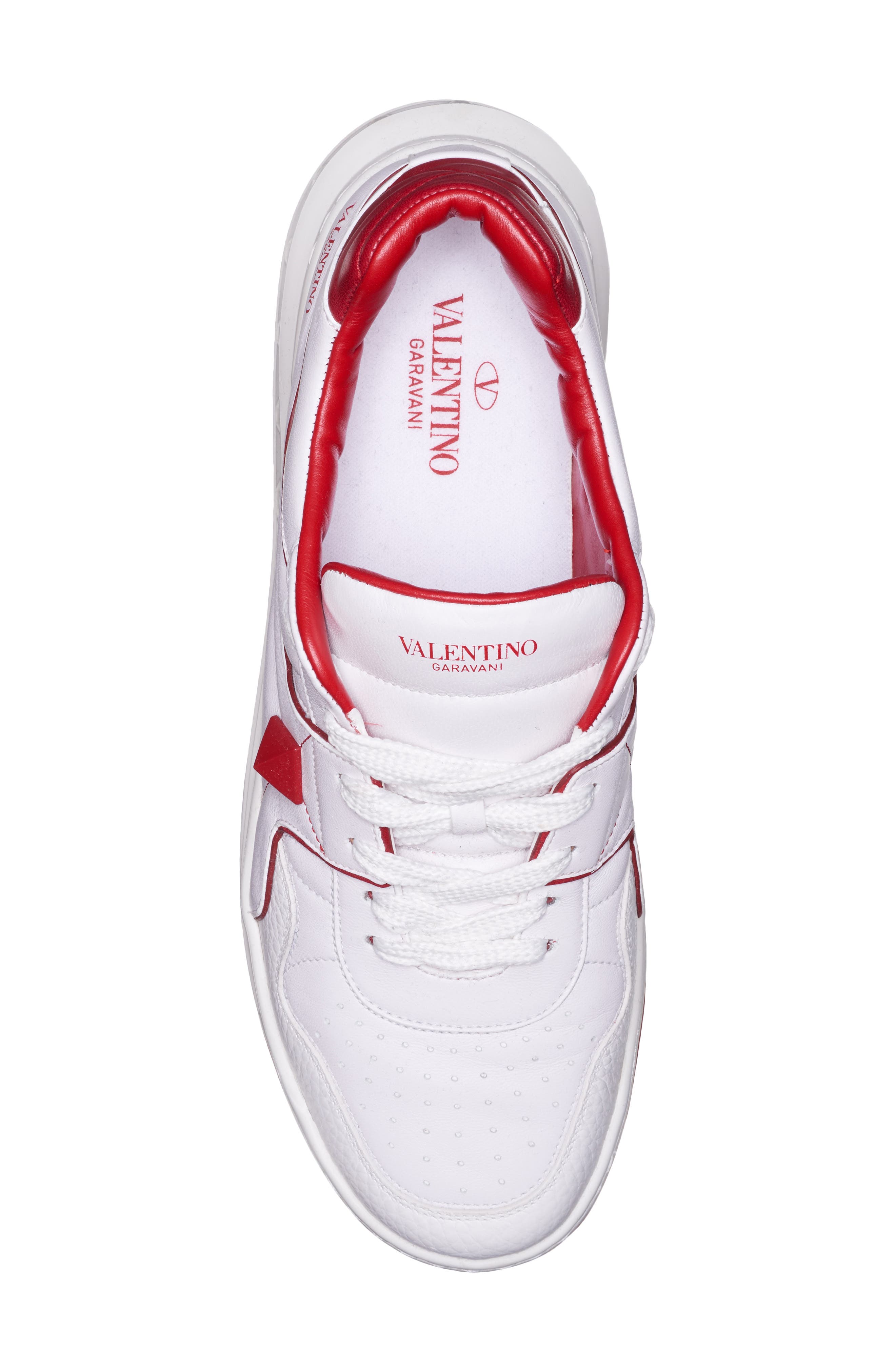 Valentino Garavani Roman Stud Low Top Sneaker, Alternate, color, 