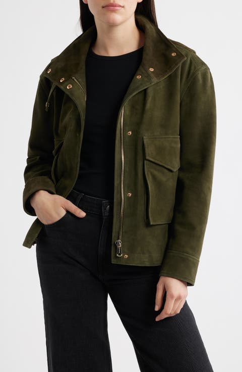 Suede Bubble Jacket