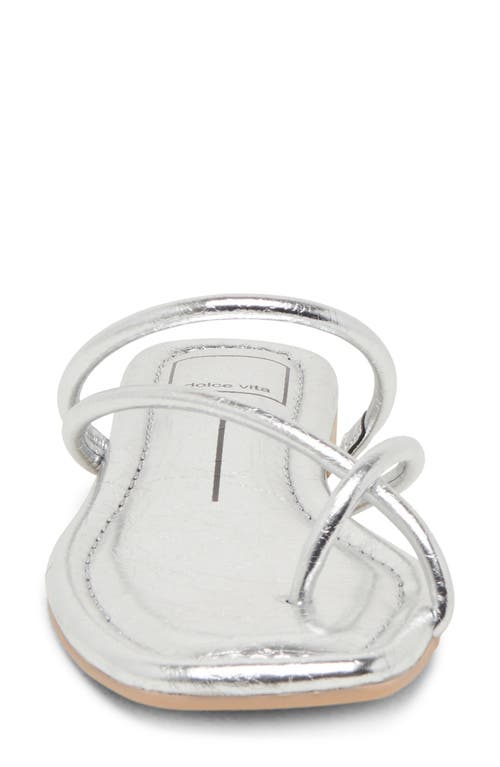 Dolce Vita Leanna Slide Sandal In White