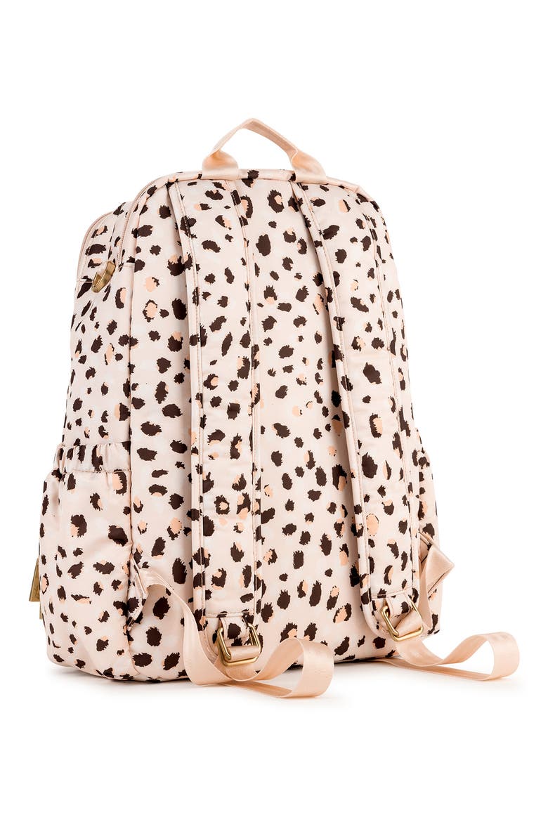 Zealous Water Resistant Diaper Bag, Alternate, color, WILD KAT