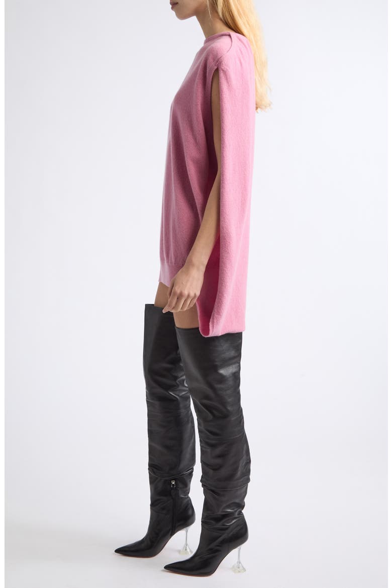 Lambswool Sweater Dress, Alternate, color, PINK