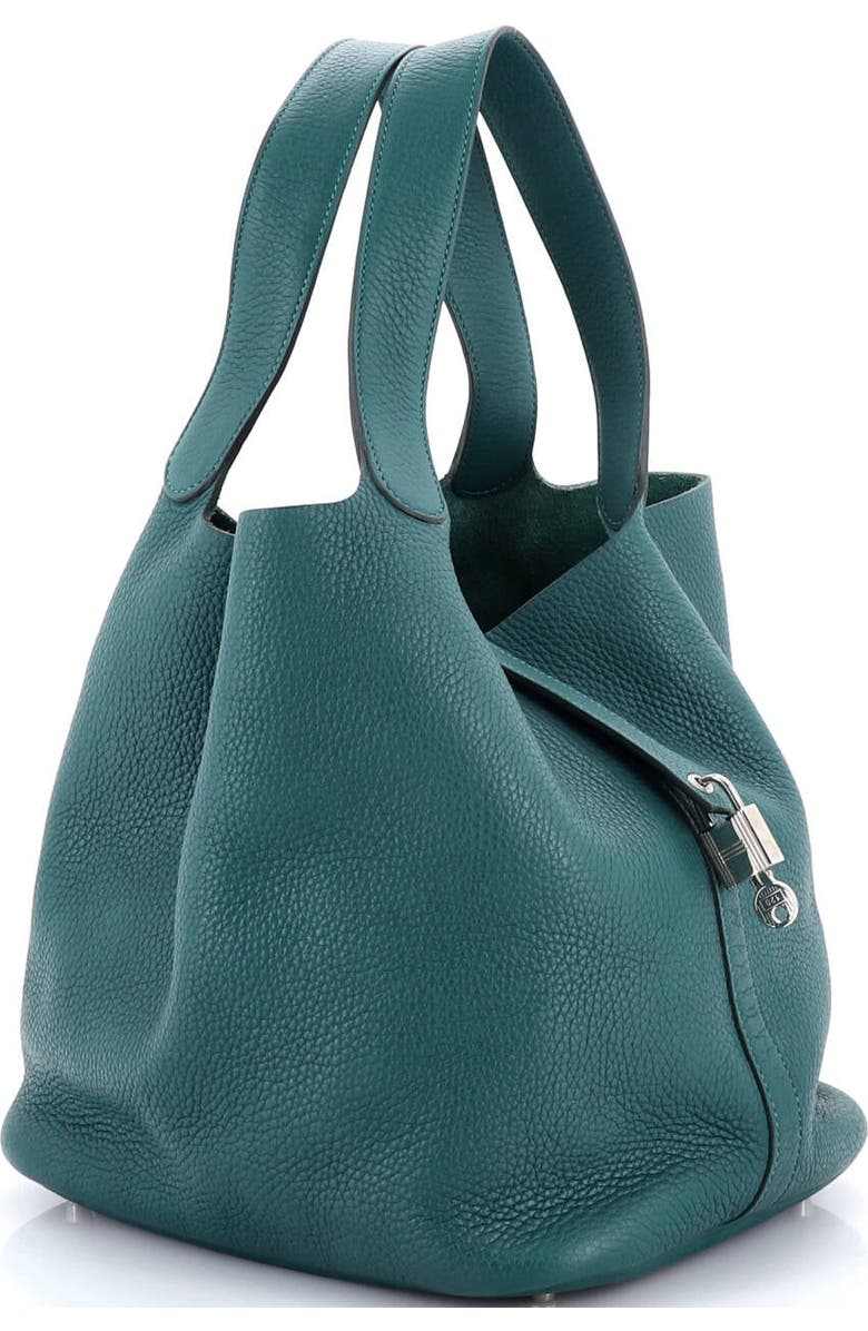 Pre-Owned Hermes Picotin Lock Bag Clemence GM, Alternate, color, Malachite