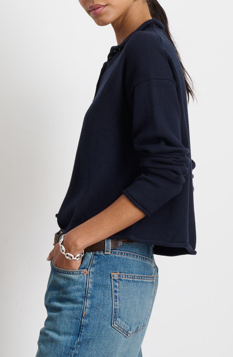 Alex Mill Taylor Cotton & Cashmere Cardigan, Alternate, color, Navy