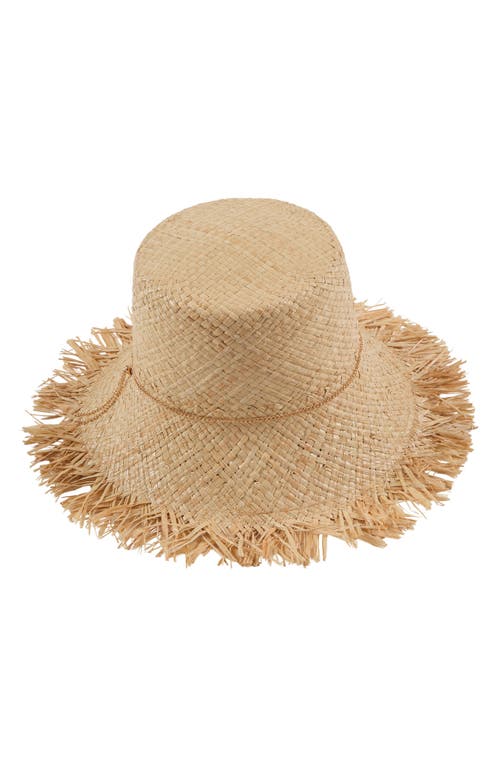 Eugenia Kim Jonah Fringed Straw Bucket Sun Hat