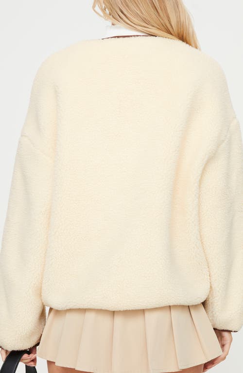 PRINCESS POLLY PRINCESS POLLY ADYLIC TEDDY FAUX SHEARLING COAT