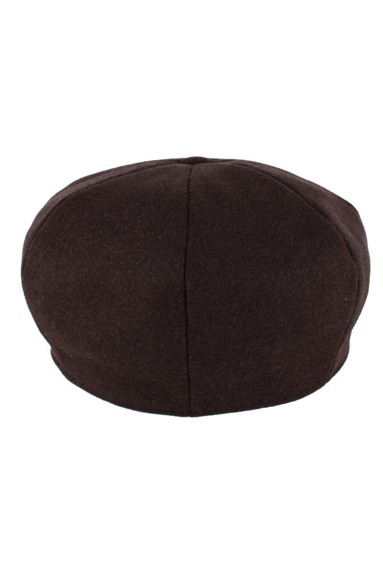 Men's Classic Retro Newsboy Cap with Curved Peak, Alternate, color, Brown
