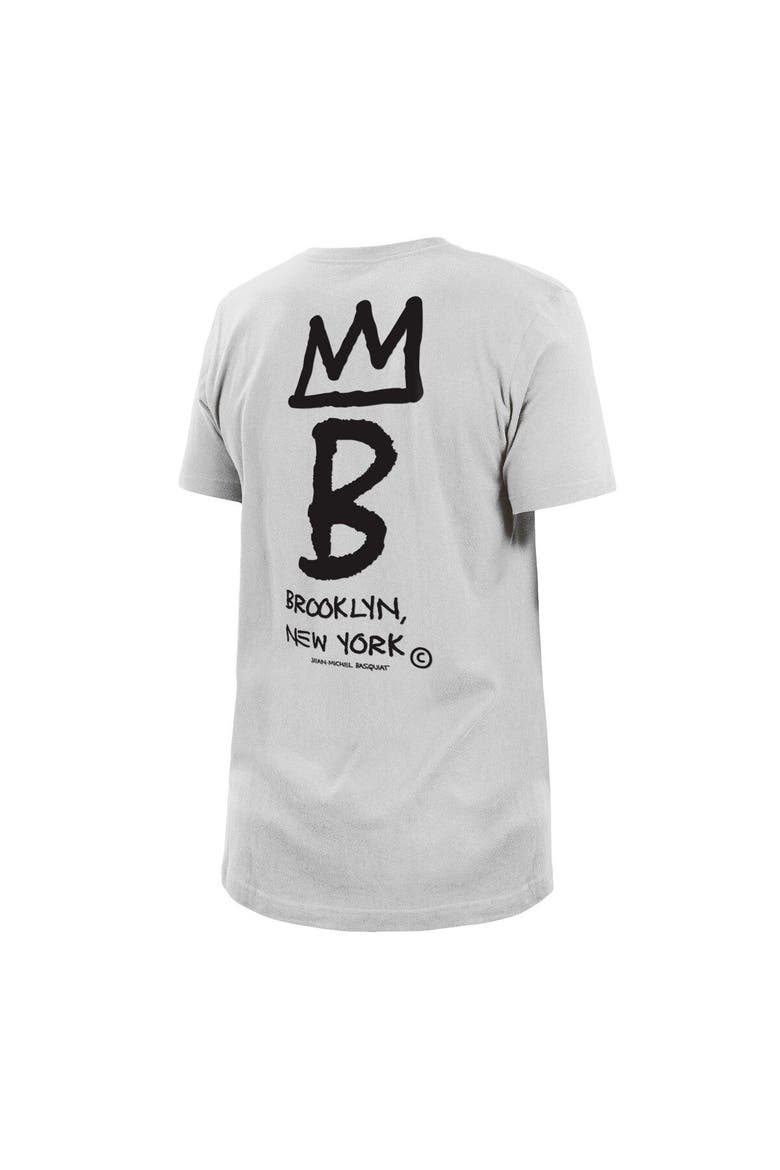 Men's New Era White Brooklyn Nets 2022/23 City Edition Big & Tall T-Shirt, Alternate, color, White