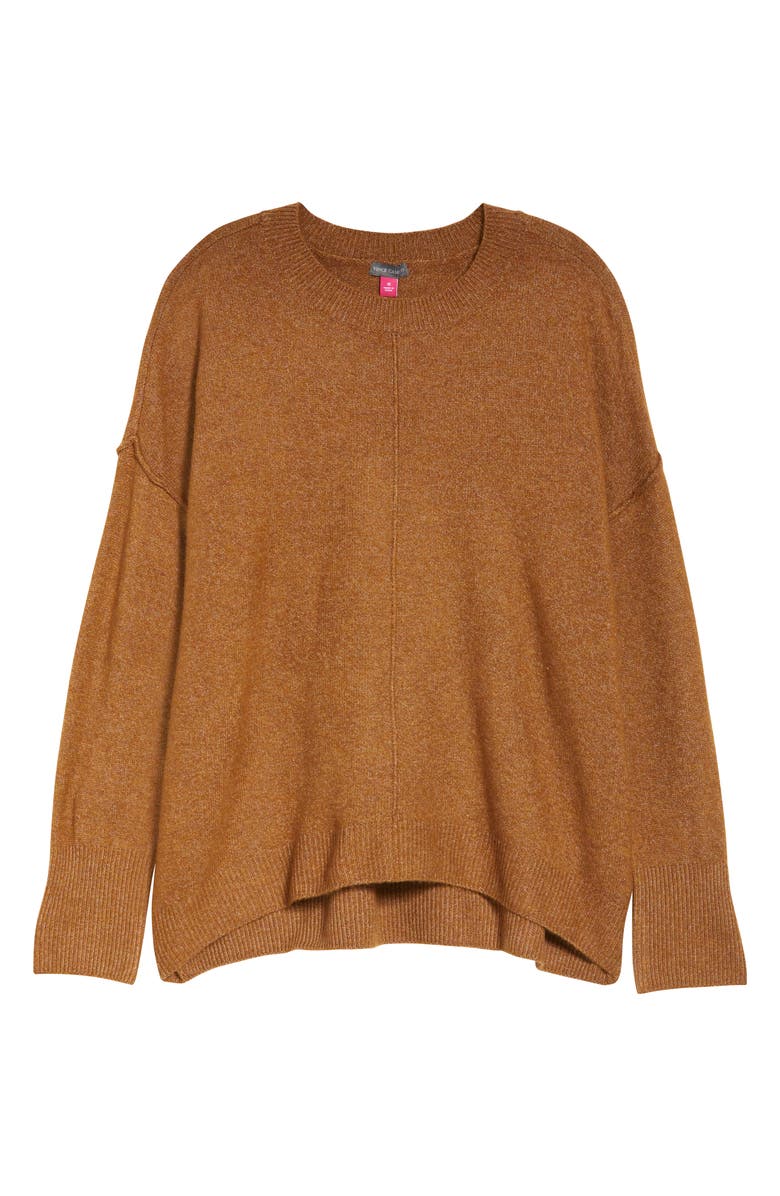 Vince Camuto Crewneck Sweater, Alternate, color, Toasted