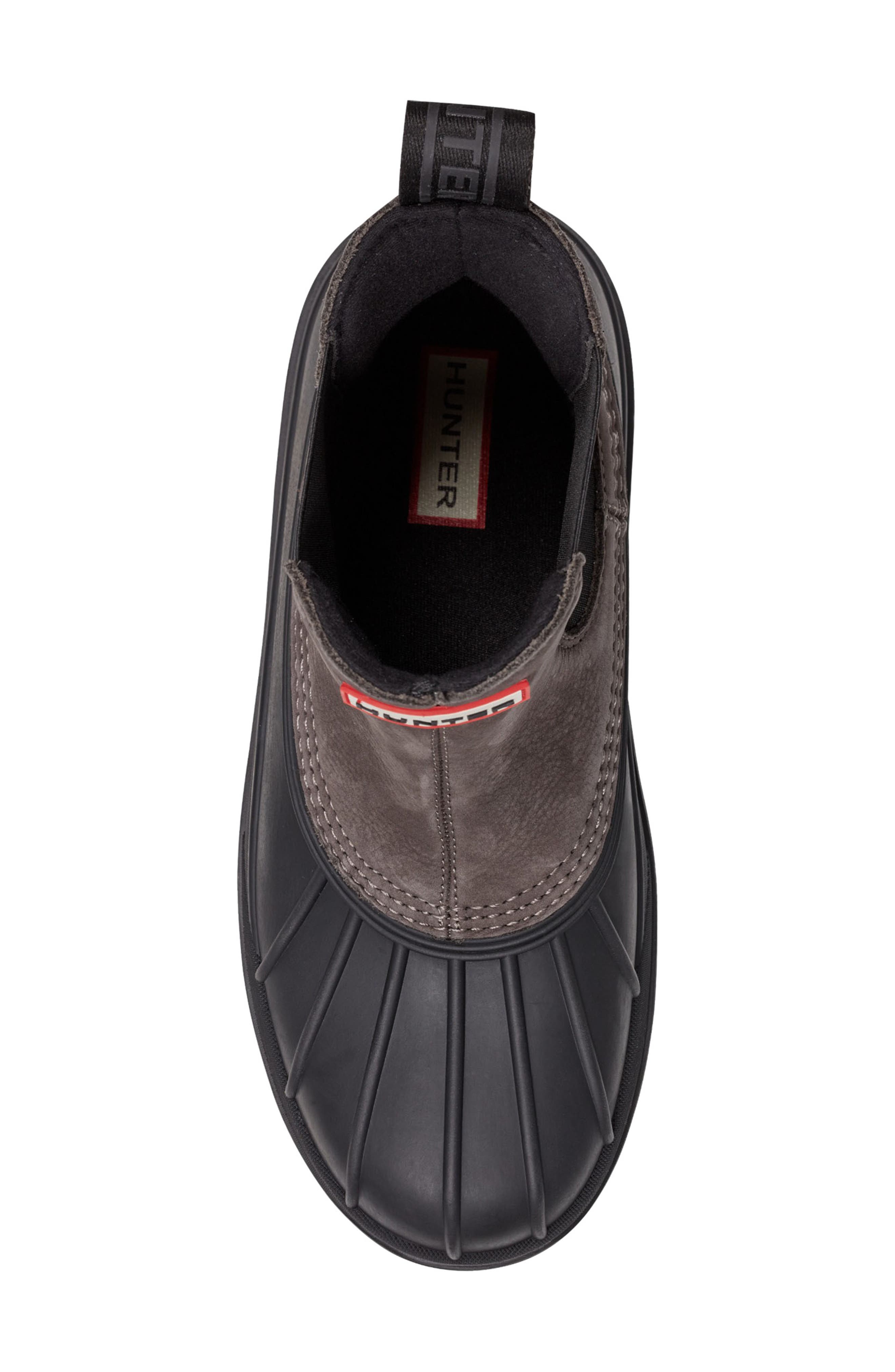 Hunter Suffolk Waterproof Insulated Boot, Alternate, color, Black/ Smoked Pearl