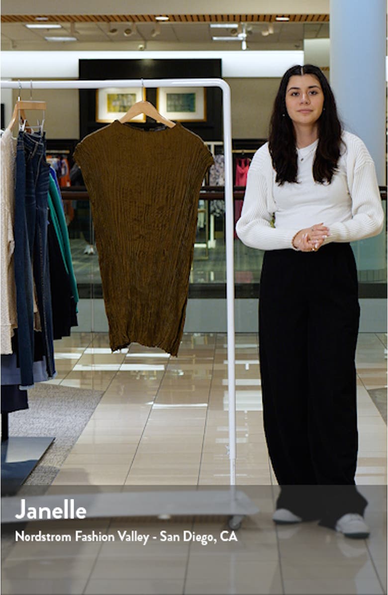 Crinkle Funnel Neck Tunic, sales video thumbnail