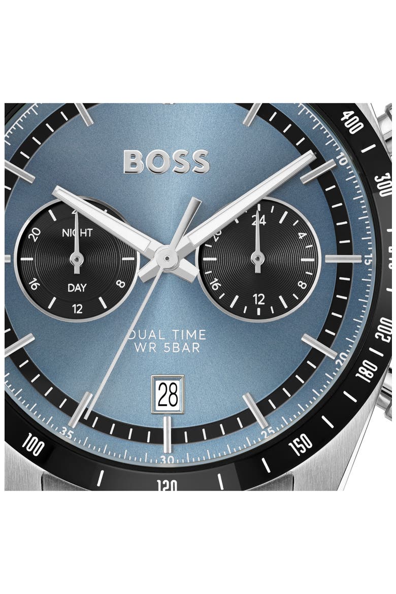 Tourmaster Chronograph Bracelet Watch, 41mm, Alternate, color, BLUE