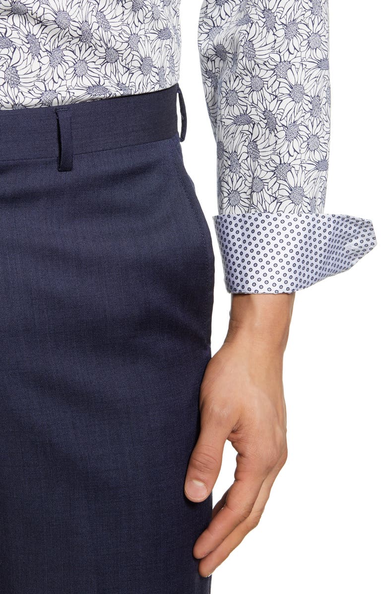 Ted Baker London Modern Fit Floral Dress Shirt, Alternate, color, 