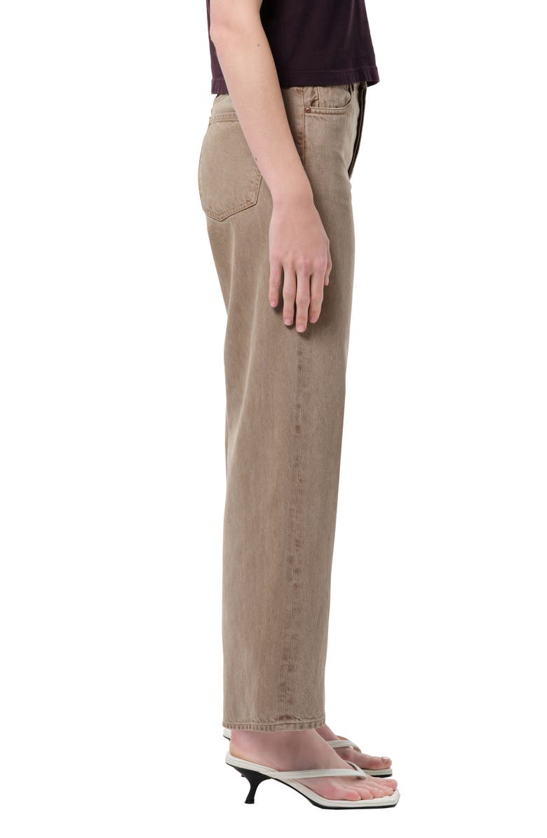 AGOLDE Ren Flyweight High Waist Ankle Wide Leg Jeans, Alternate, color, Trail