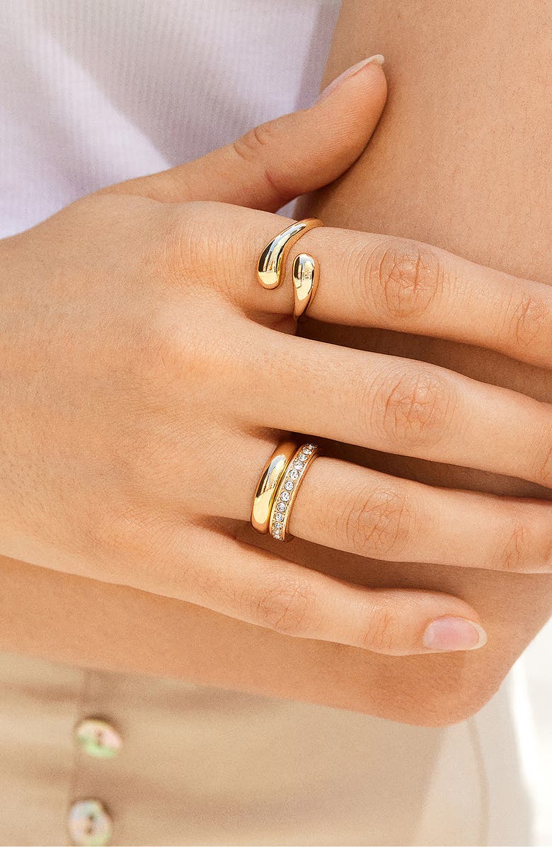 BaubleBar Bridget Bypass Ring, Alternate, color, 