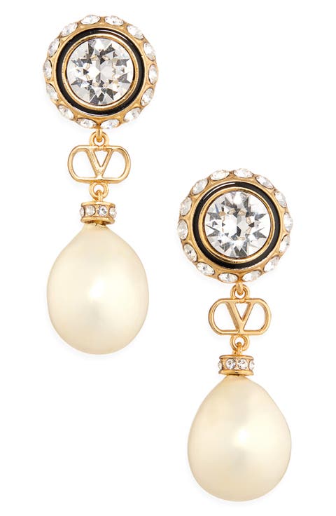 VLOGO Signature Drop Earrings