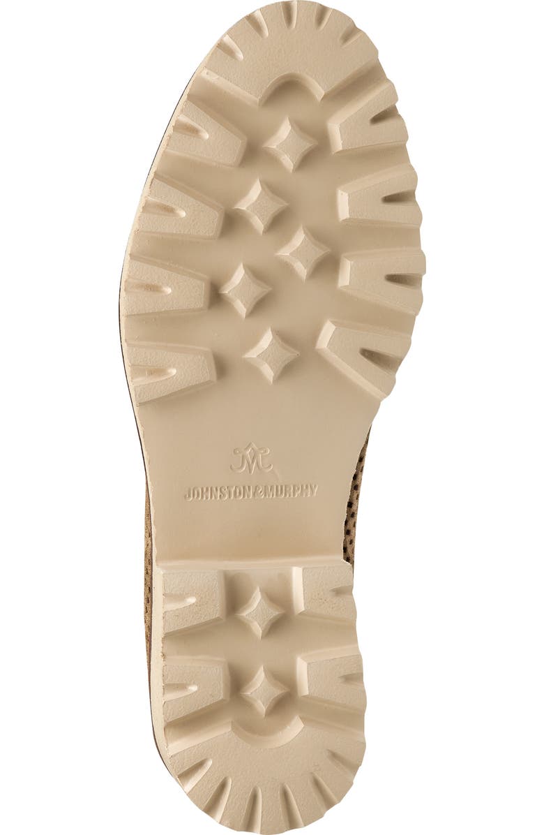 Johnston & Murphy Emmalynn Perforated Bit Loafer, Alternate, color, Taupe Suede