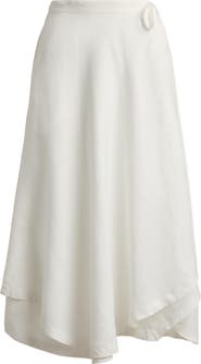 Polo Ralph Lauren Linen Wrap Skirt