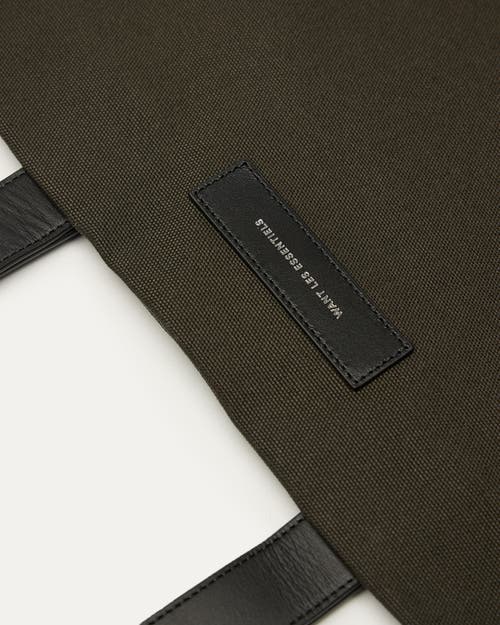 Want Les Essentiels De La Vie Want Les Essentiels Kenora Organic Cotton Canvas Tote In Green