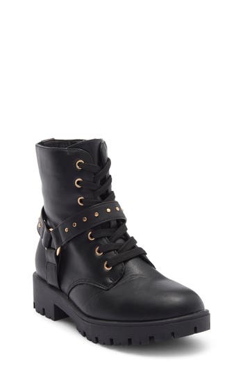 Bcbg Girls Kids' Bristol Combat Boot In Black