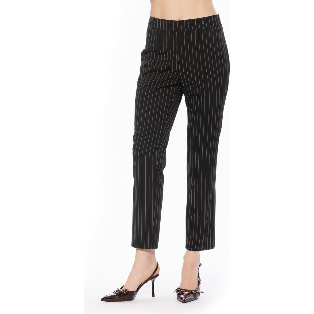 Alexia Admor Lior Striped Pants In Black