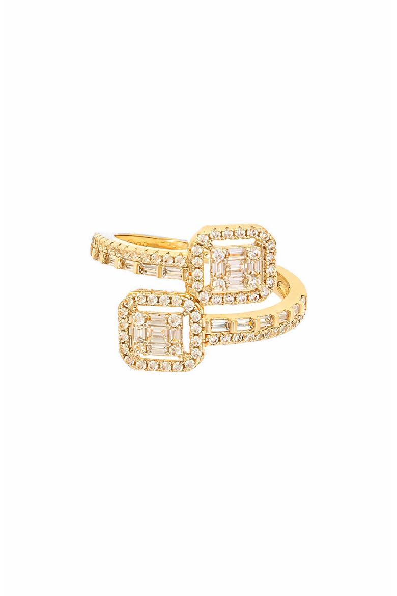 CZ Wrap Ring, Main, color, YELLOW GOLD