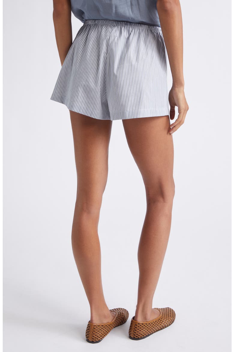 Yoshi Stripe Cotton Shorts, Alternate, color, STONE MULTI STRIPE