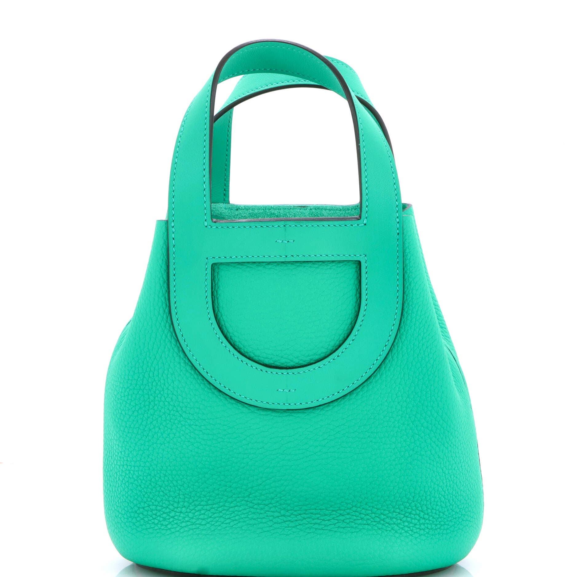 Pre-Owned Hermes In-The-Loop Bag Clemence with Swift 18, Main, color, Menthe