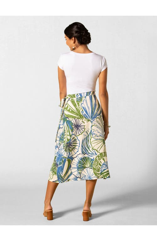 Tori Richard Sunrise Jacque Skirt In French Blue