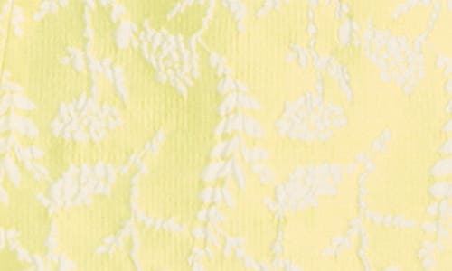 Amanda Uprichard Emalin Mini Dress In Yellow White
