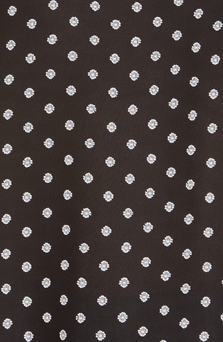 1.STATE Polka Dot Gathered Halter Neck Chiffon Top, Alternate, color, 