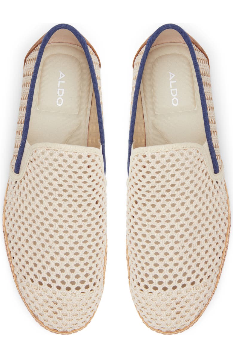 ALDO Kianou Crochet Slip-On, Alternate, color, Beige