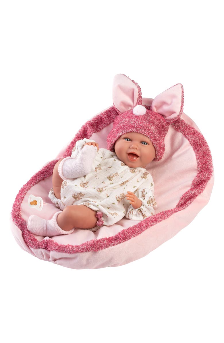 Llorens Jaime 16.5-Inch Articulated Newborn Baby Doll, Main, color, 