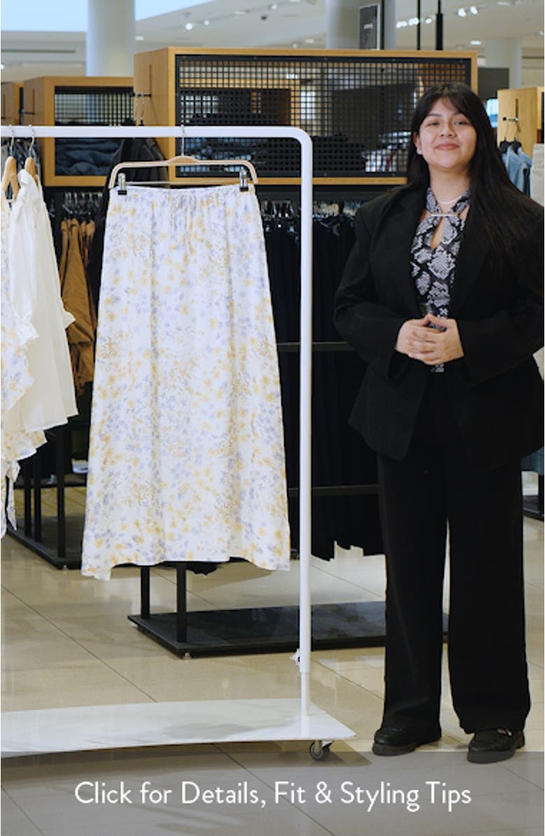 Drawstring Waist Maxi Skirt, sales video thumbnail