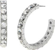 AllSaints Crystal Hoop Earrings