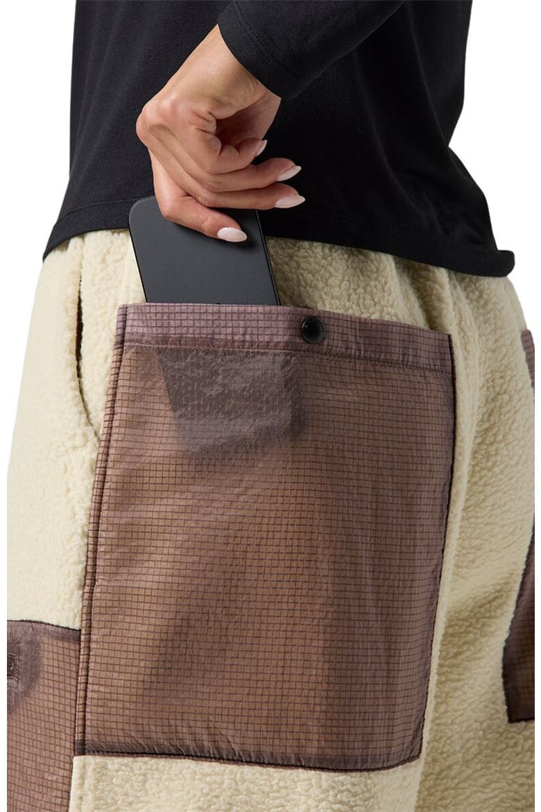 Wander Pile-Fleece Pant - Women's, Alternate, color, Fog/Bark