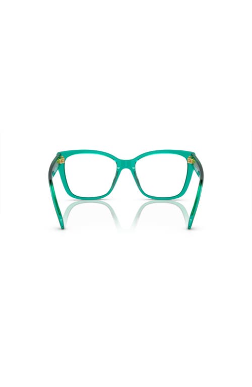 Swarovski 53mm Irregular Optical Glasses In Green
