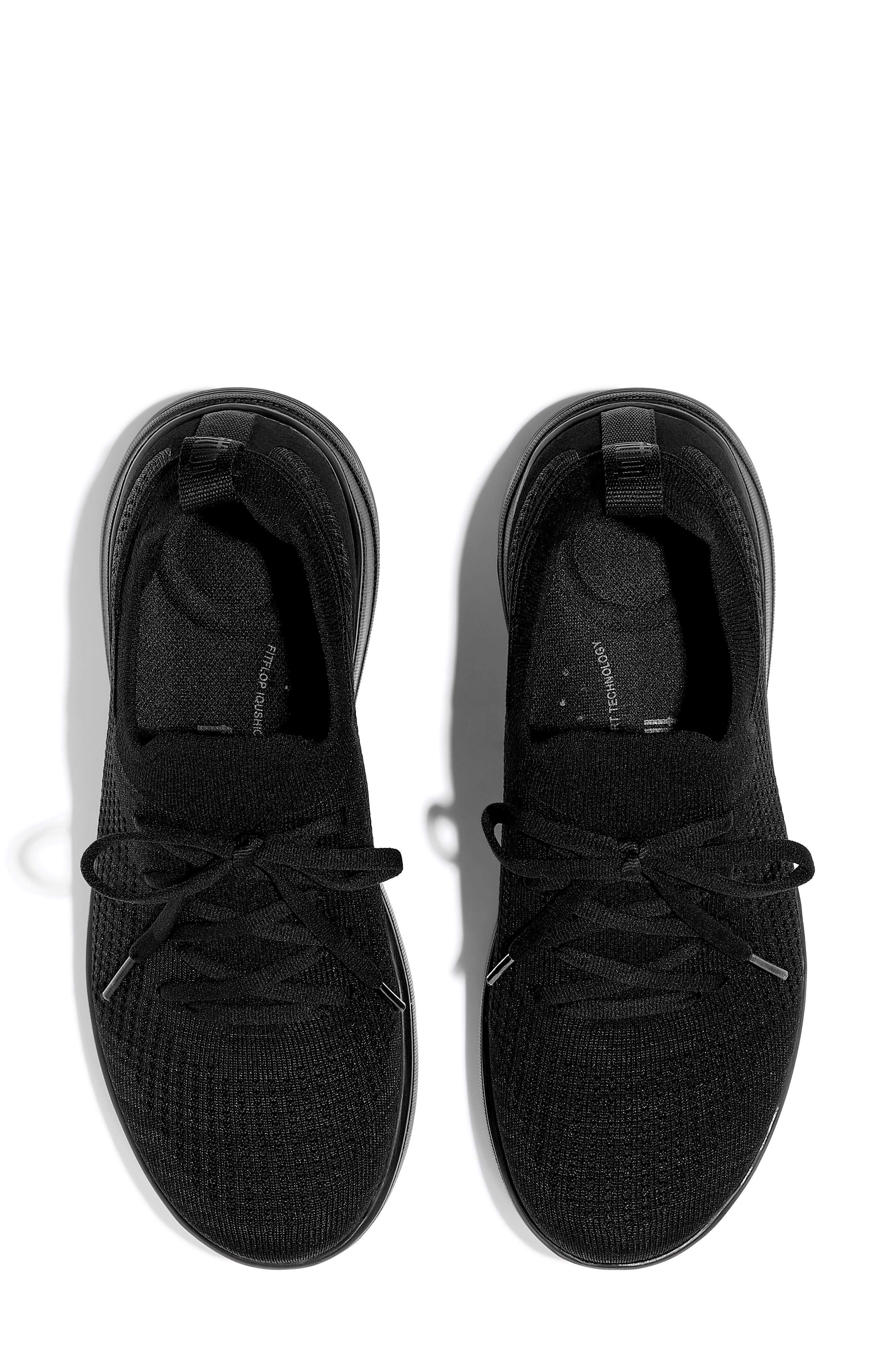 SUPER-Q Knit Sneaker, Alternate, color, ALL BLACK