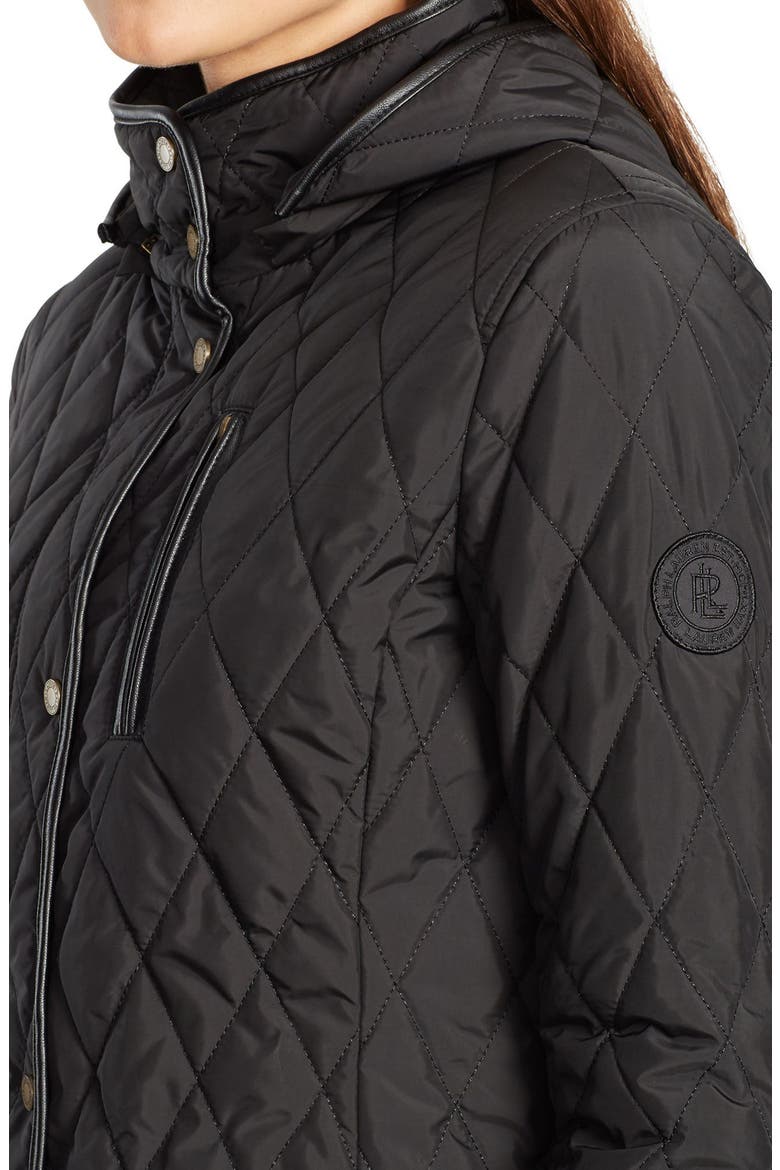 Quilted Jacket, Alternate, color, BLACK