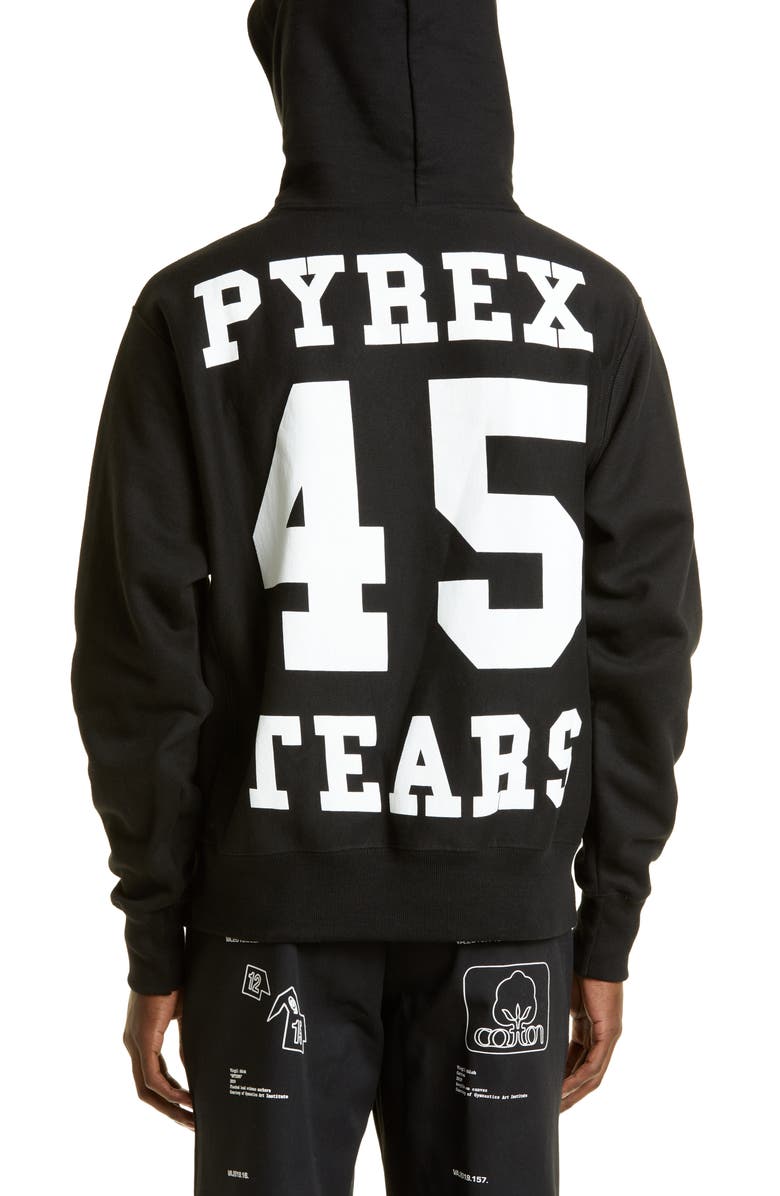 Canary Yellow Gender Inclusive Pyréx Tears Graphic Hoodie, Alternate, color,