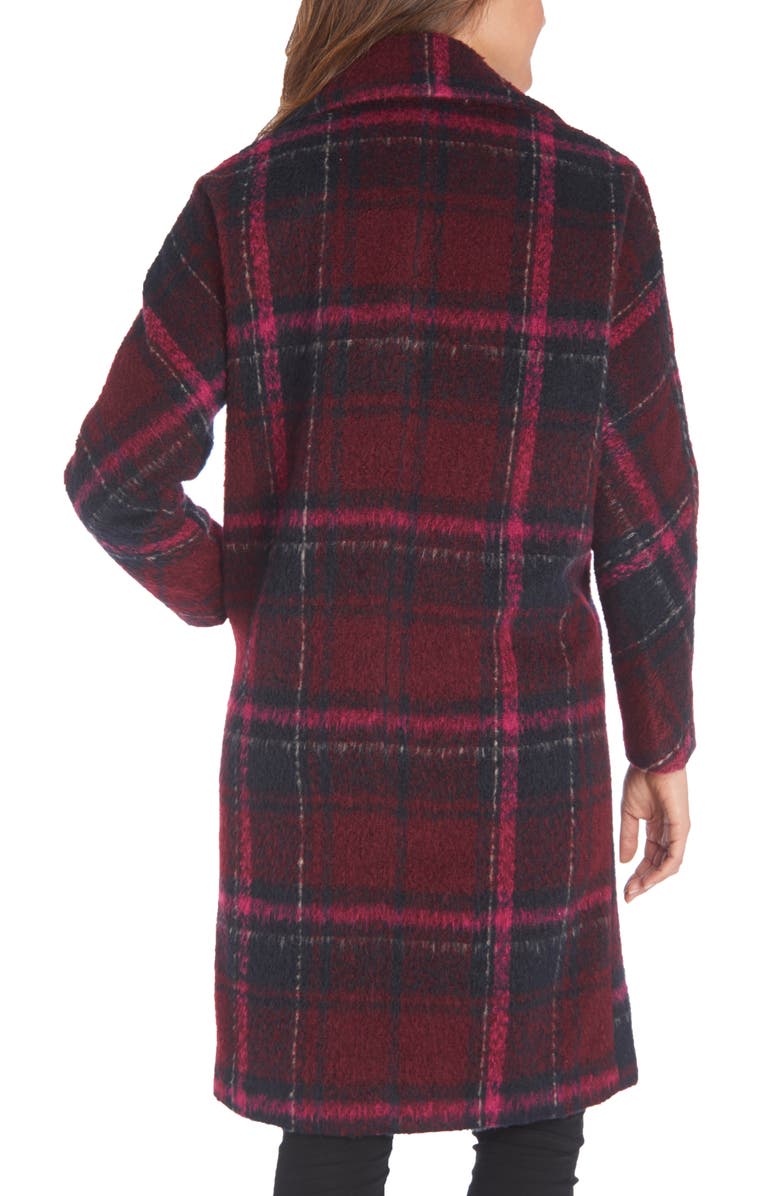 RACHEL Rachel Roy Plaid Notch Collar Topper, Alternate, color, 